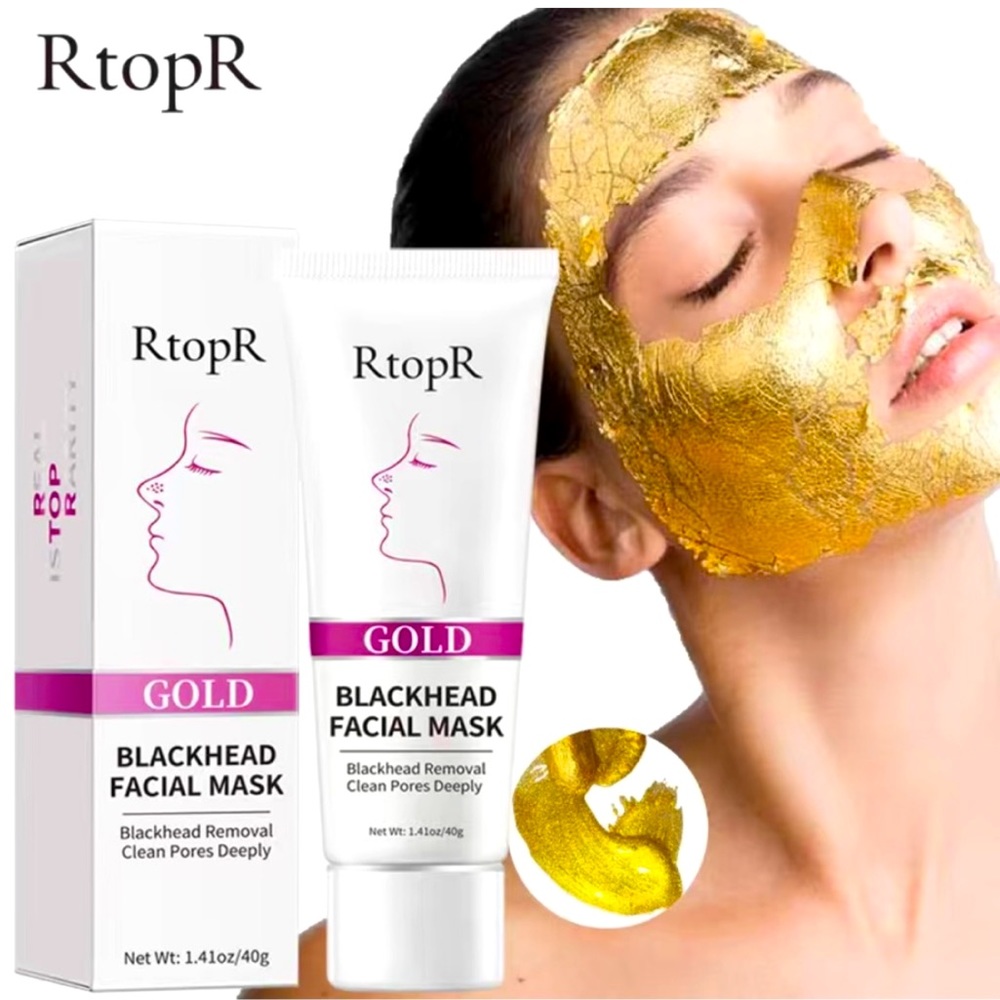 2/$10 New RtopR Gold Blackhead Facial Mask for Deep Cleaning Pores